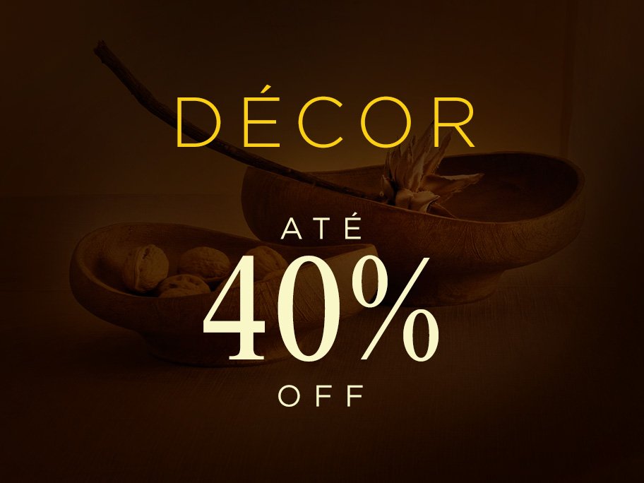 SALE | Décor e iluminação