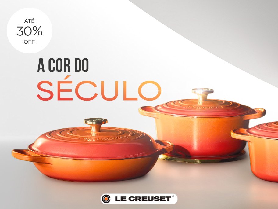 As cores de Le Creuset
