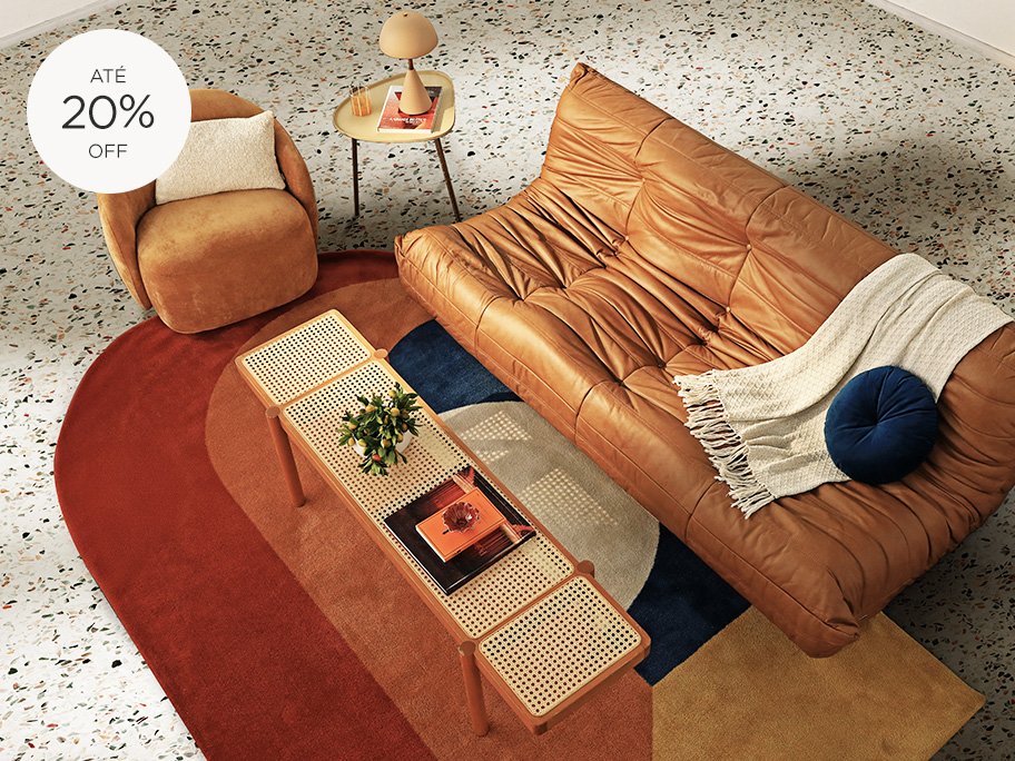 Com um living cheio de vida…