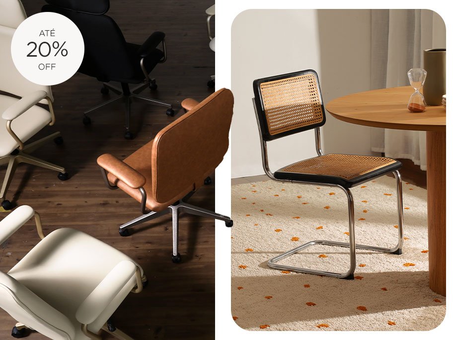 A cadeira certa para cada espaço