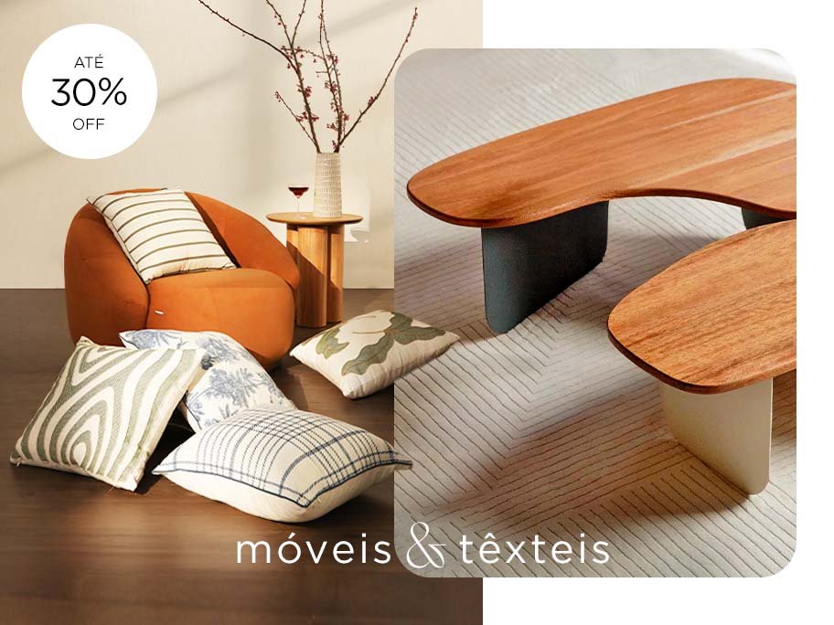 Poltronas, almofadas e afins