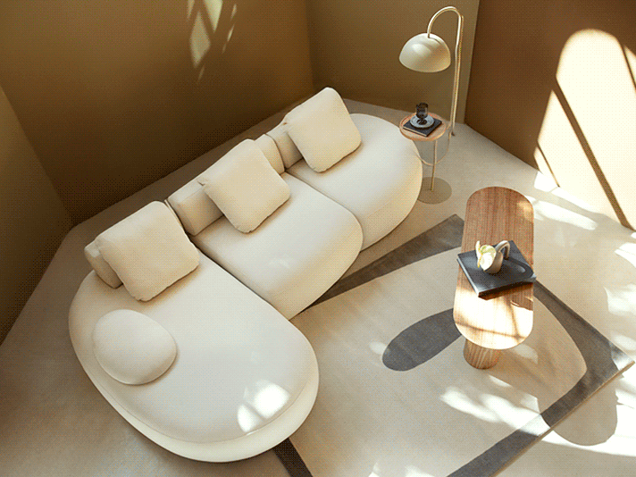 Texturas e tons aconchegantes