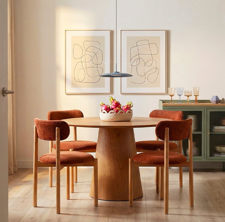 Sala de jantar pronta