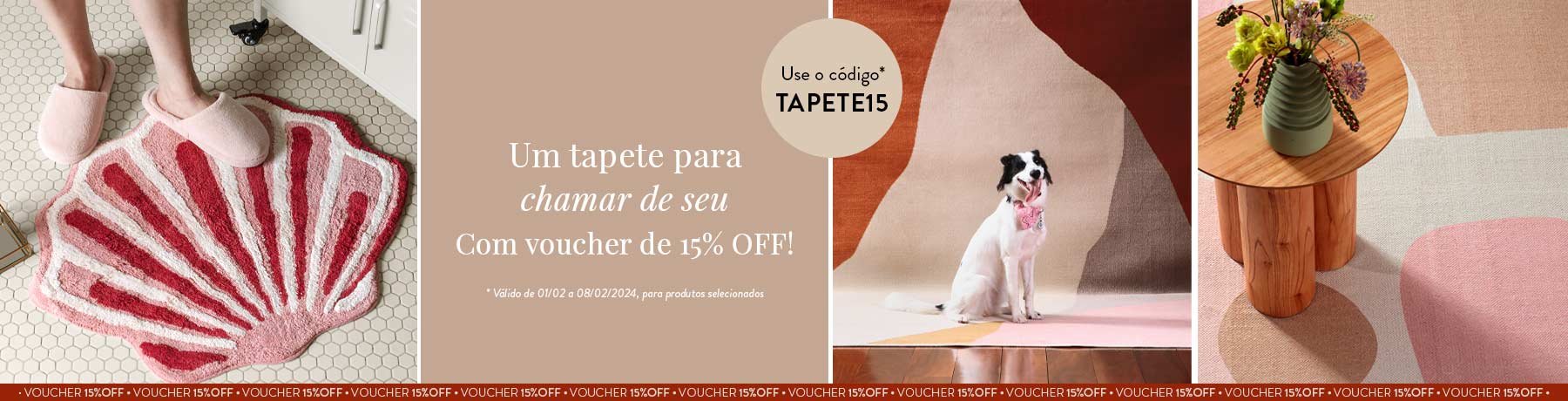 Tapetes com 15% OFF | WestwingNow