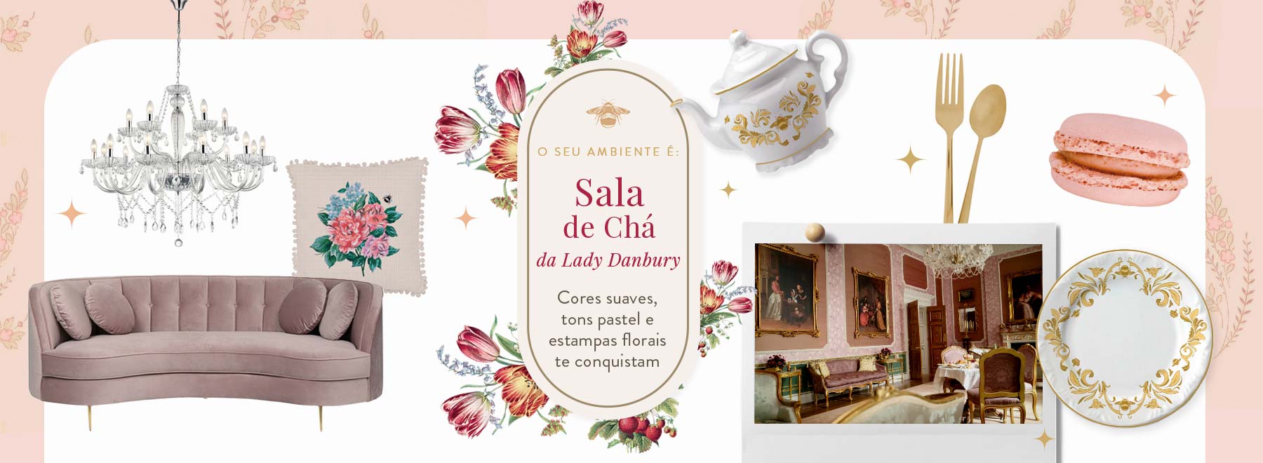 Sala de Chá da Lady Danbury Bridgerton | WestwingNow