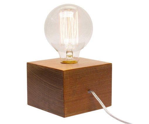 Luminária Tokinho Jequitibá Fio Prateado Bivolt - Hometeka