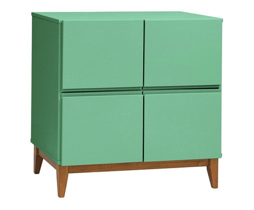Buffet 4 Portas Home Verde Esmeralda