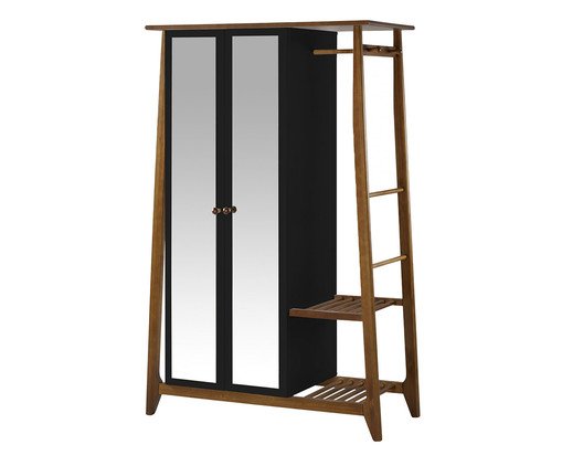 Armário Roupeiro Stoka Preto