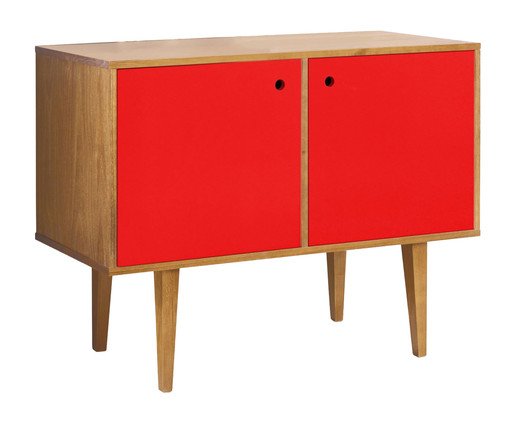 Buffet Vintage 02 Portas Vermelho