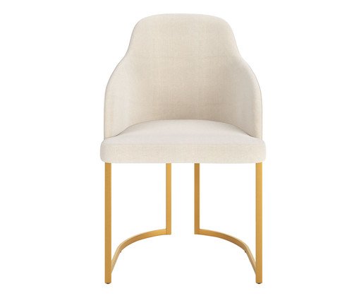 Cadeira Albany Dourado e Linked