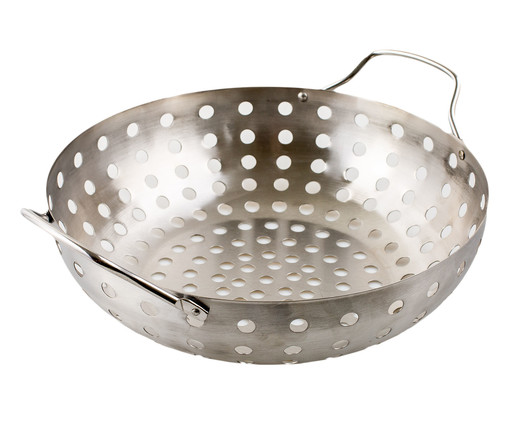 Panela Wok Inox para Grelhar Aranuir