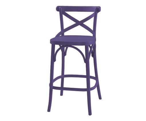 Banqueta X Roxo