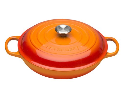 Caçarola Buffet Signature em Ferro Fundido - Laranja