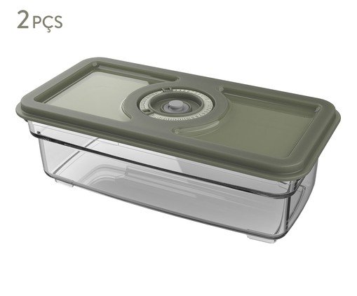 Jogo de Potes Herméticos Electrolux para Fechamento a Vácuo