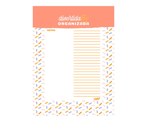 Planner Diário Frases Cores e Amores Divertida e Organizada