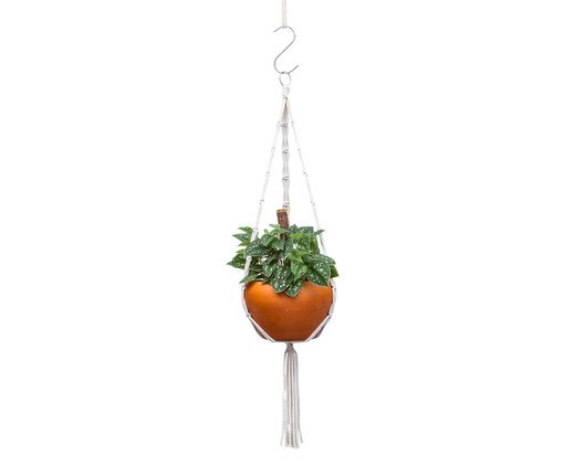 Hanger em Macramê Summer Cru