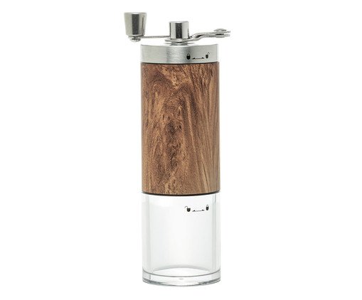 Moedor de Café em Inox Manual com Estampa