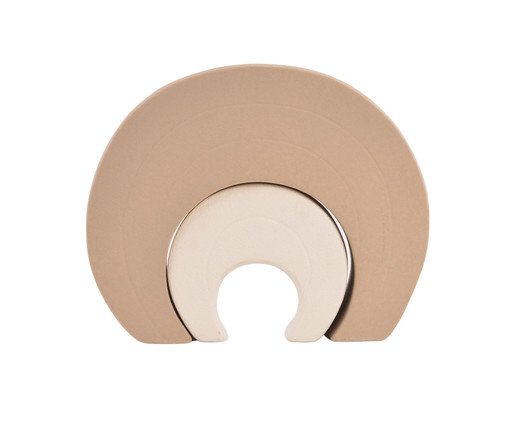 Adorno Decorativo em Porcelana Fante Creme I