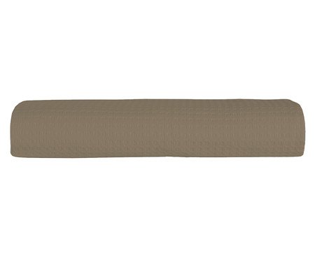 Colcha Boulevard Piquet Marrom 250G/M²