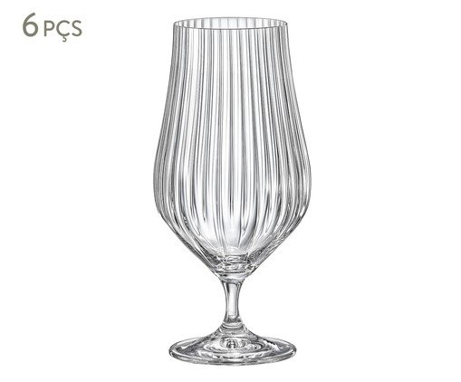 Jogo de Taças para Cerveja em Cristal Tulipa Optic