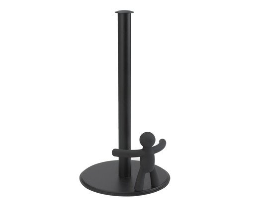 Porta-Papel Toalha Buddy Preto