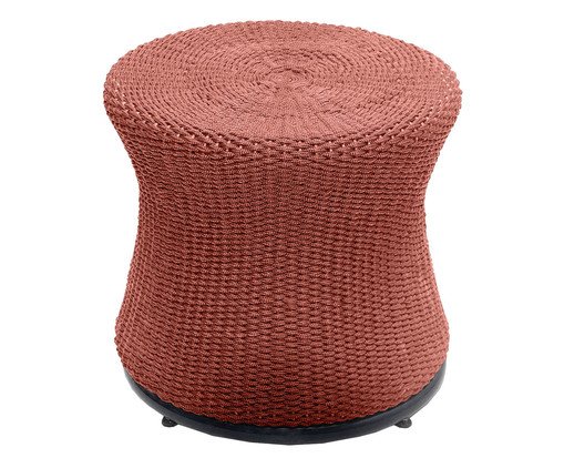 Pufe Shell Vermelho
