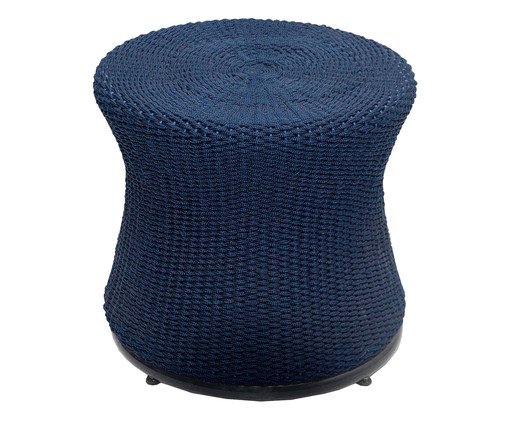 Pufe Shell Azul Navy