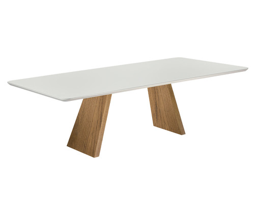 Mesa de Jantar Moritz Amêndoa e Off-White