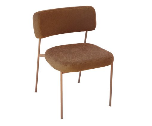 Cadeira Slim Sarja Argila Terracota