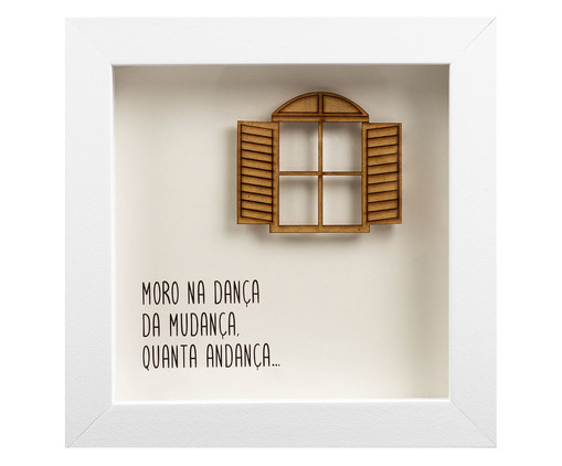 Quadro Janela Branco - M