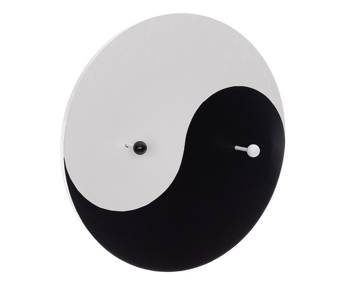 Cabideiro Yin Yang - Preto e Branco