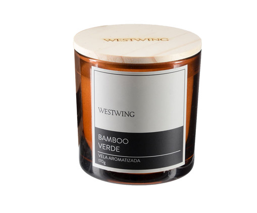 Vela Perfumada Bamboo Verde - 170G