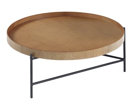 Mesa de Centro Debora Laminado com Base de Metal