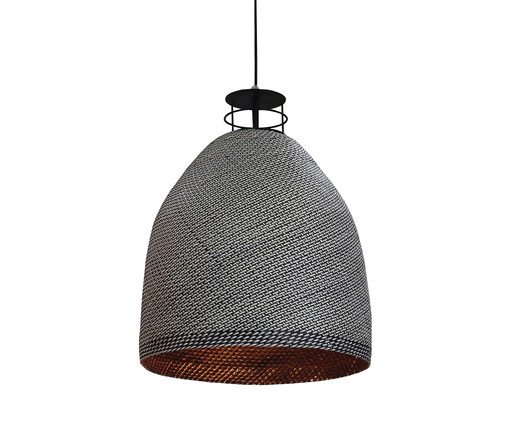 Luminária de Teto Palma Preto Bivolt