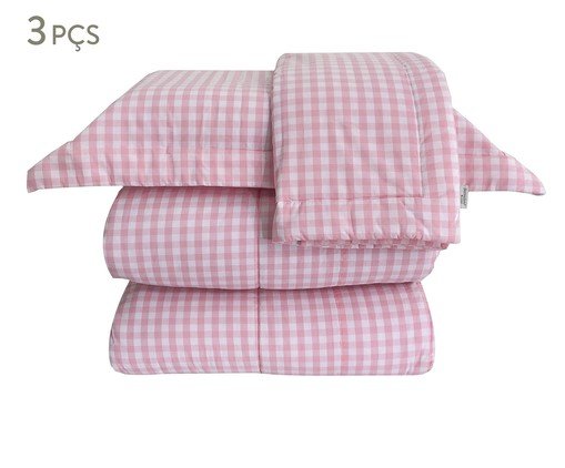 Edredom Laurin Rosa 200 Fios Edredom Laurin Rosa 200 Fios