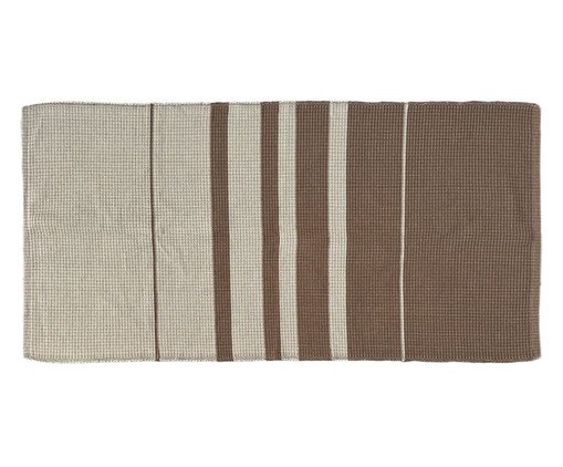 Tapete Médio Bicolor Caramelo