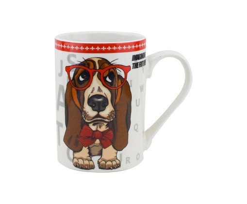 Caneca Cachorro Branca