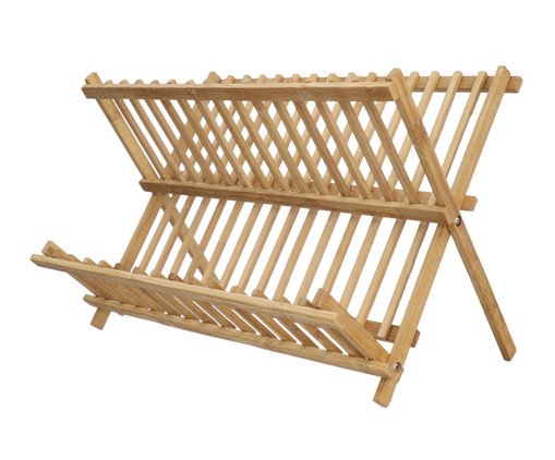 Suporte para Pratos de Bambu Hauskraft