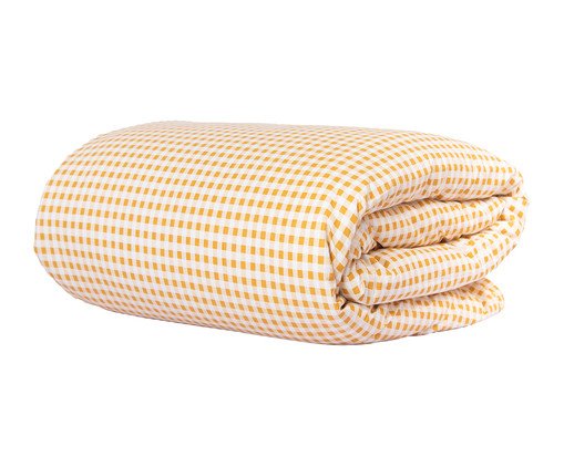 Duvet Mini Vichy Mostarda 200 Fios