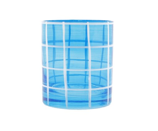 Copo Grid Azul