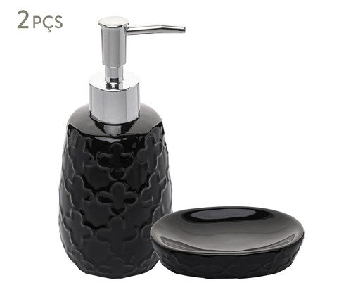 Jogo para Banheiro Clover Preto