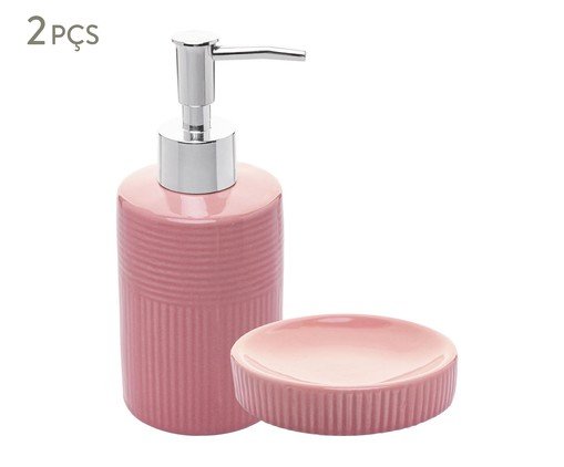 Jogo para Banheiro Essência Rosa