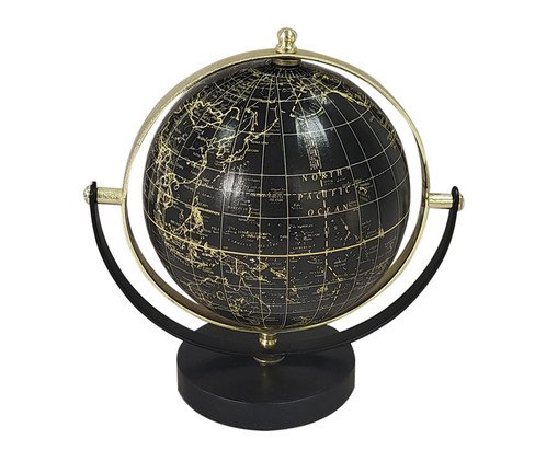 Globo com Base em Mármore Balhoon I - Preto
