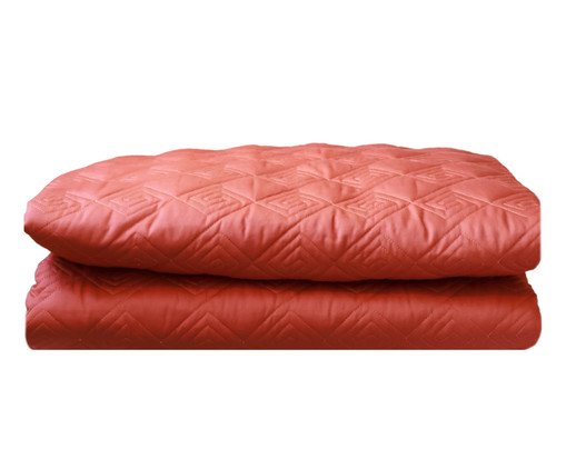 Colcha Matelassada 400 fios - Terracota