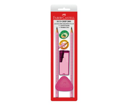 Estojo de Ecolápis Grip - Rosa
