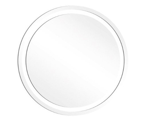 Espelho Lapidado Jateado LED Branco - 60cm