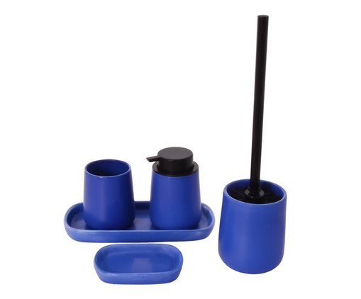 Jogo para Bancada Tati Azul Cobalto