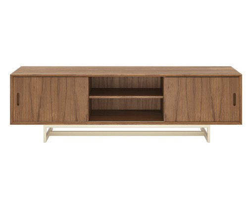Rack Friso 80 cm Castanho e Champanhe