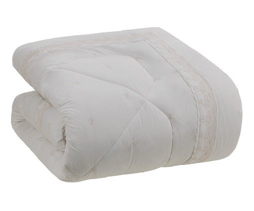 Edredom Antonina Branco 200 Fios Edredom Antonina Branco 200 Fios