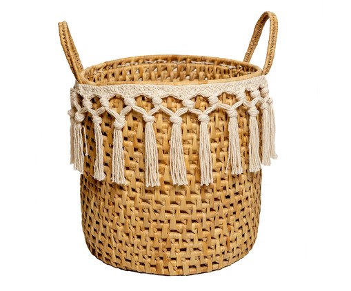 Cesto Organizador Boho Artesanal Cesto Organizador Boho Artesanal